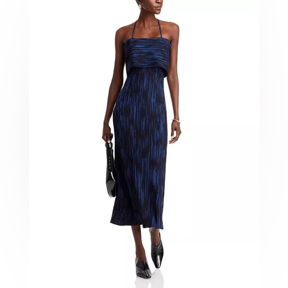 proenza schouler blue dress Brea Dress in Brushed Rib Navy main image 0